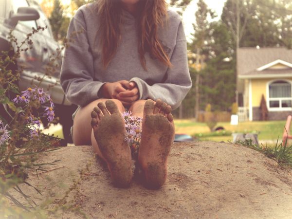 Pés no chão, energia e saúde