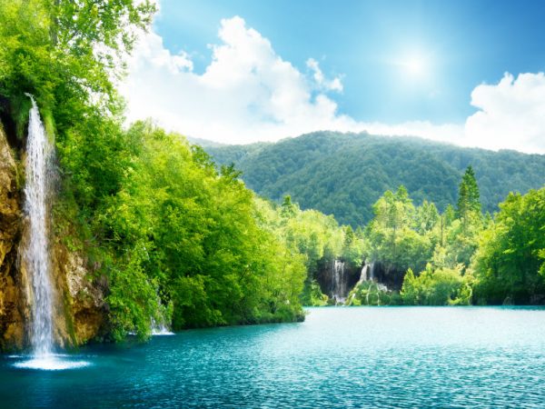 Primavera no hemisfério norte com homenagem à mãe natureza