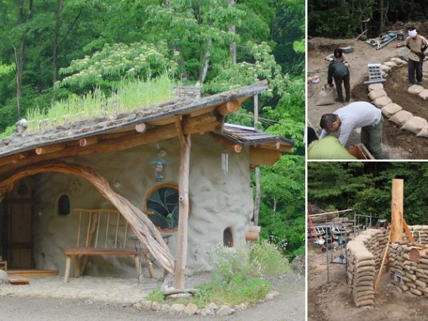 Casas a partir de sacos de terra: orgânicas em conteúdo e forma