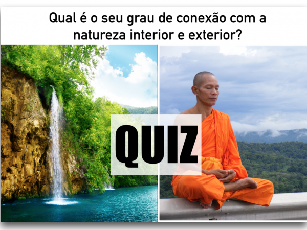 Teste: Qual é o seu grau de conexão com a natureza interior e exterior?