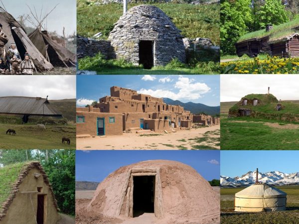 12 casas ancestrais para compreender a bioconstrução