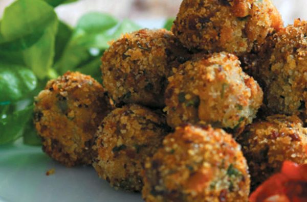 Almôndegas de berinjela ao forno