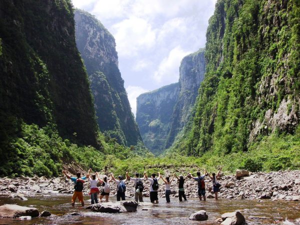 Jardim do Mundo no maior conjunto de Canyons da América Latina