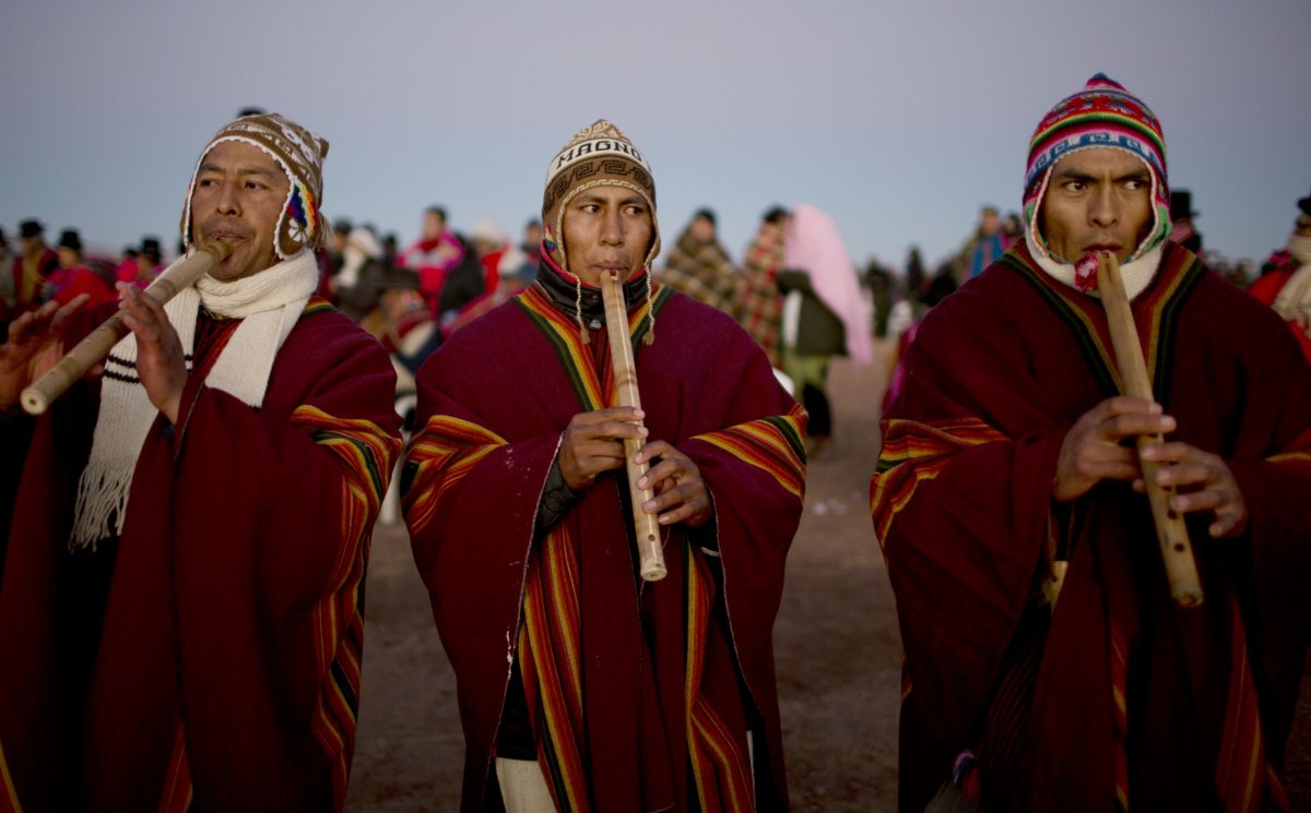 APTOPIX Bolivia Andean New Year