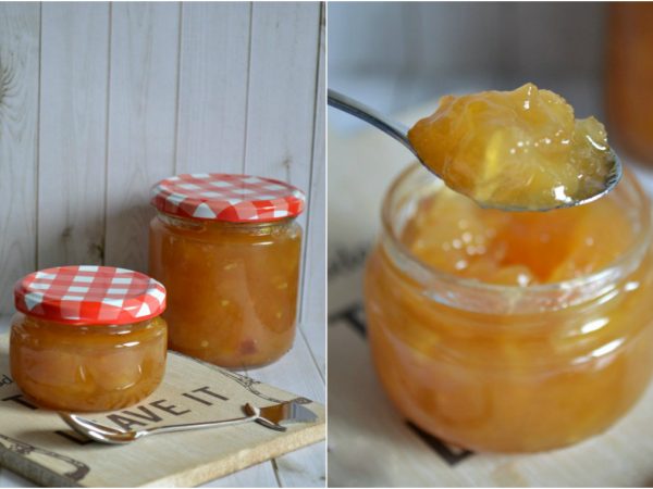 Geleia Caseira de Pera com Gengibre e Limão