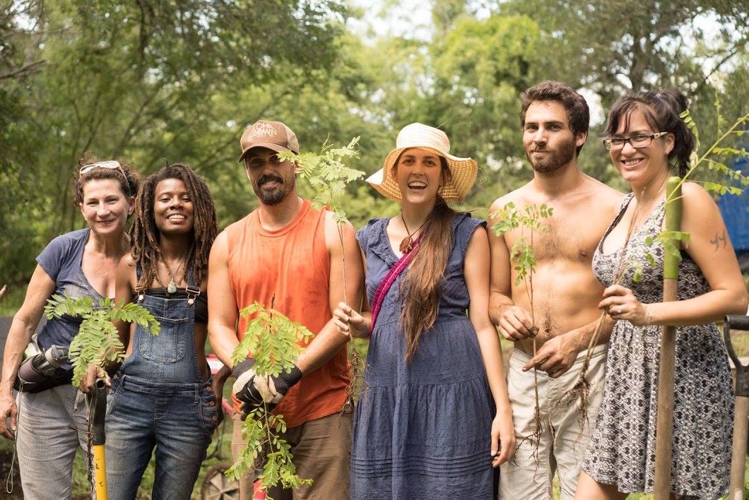 Jovens permacultores