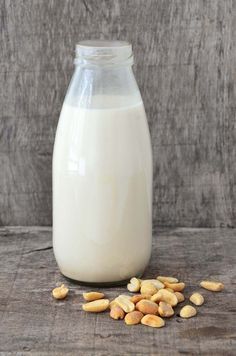 leite de amendoim