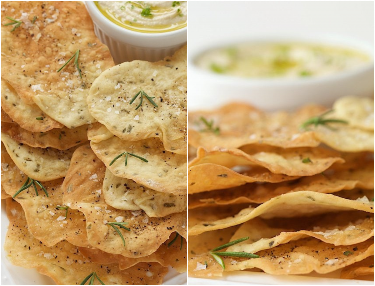 Receita: Crackers de alecrim e limão