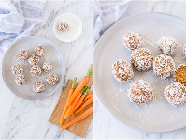 Bolinha energética de cenoura